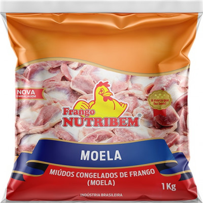 MOELA FRANGO NUTRIBEM CONGELADO 1KG