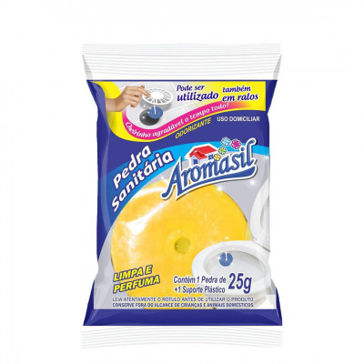 PEDRA SANITARIA AROMASIL 25G