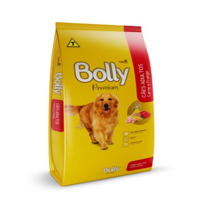 ALIMENTO BOLLY PREMIUM CARNE/FRANGO 1KG