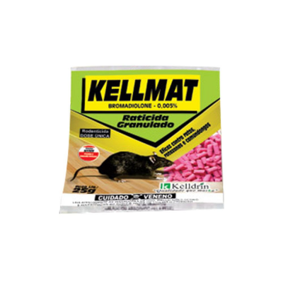 RATICIDA KELLMAT GRANULADO 25G C/4