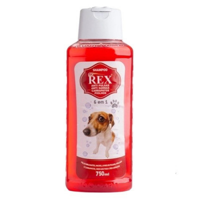 SHAMPOO REX ANTI PULGAS 3X1 750ML