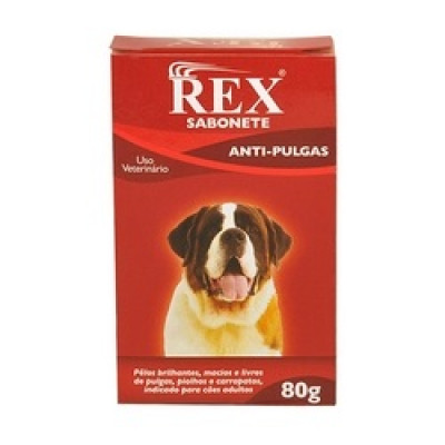 SABONETE REX ANTI PULGAS 80GR