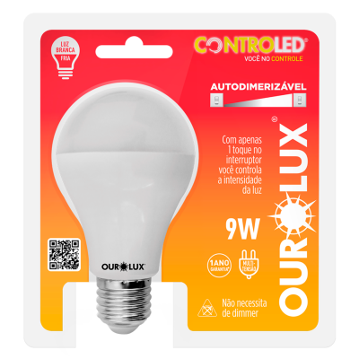 LAMPADA OUROLUX AUTODIMERIZAVEL 6500K