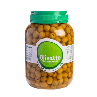 AZEITONA OLIVATTO VERDE SEM CAROCO 2KG