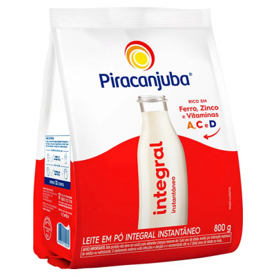 LEITE PO PIRACANJUBA INSTANTANEO 800G