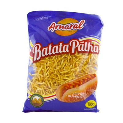 BATATA AMARAL PALHA 150GR