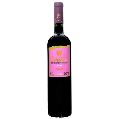 VINHO CREVELIM TINTO BORDO SUAVE 750ML