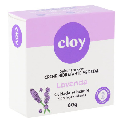 SABONETE CLOY HIDRATANTE LAVANDA 80G