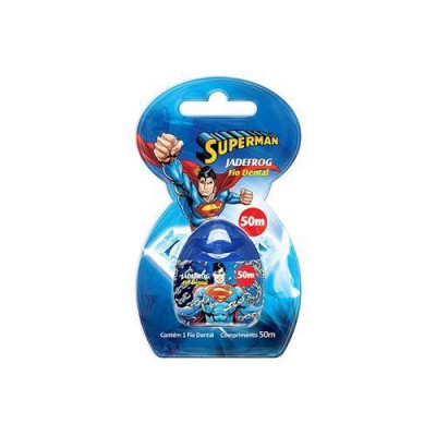 FIO DENTAL JADEFROG INFANTIL SUPERMAN 50MT