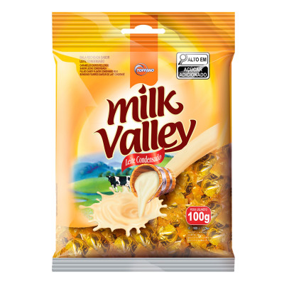 BALA TOFFANO MILK VALLEY LEITE CONDENSADO 100G