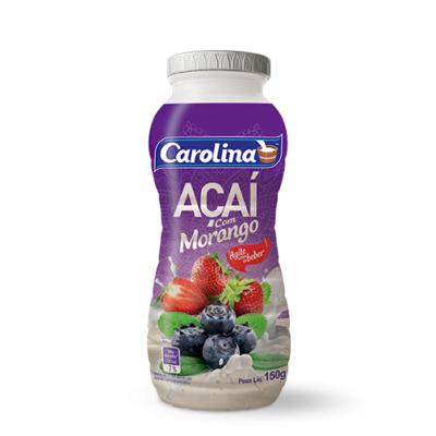 IOGURTE CAROLINA ACAI MORANGO 150G