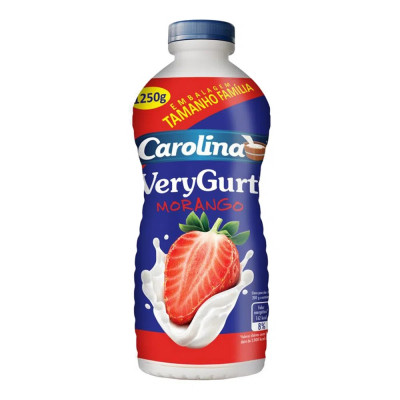 IOGURTE VERY GURT LIQUIDO MORANGO 1250ML