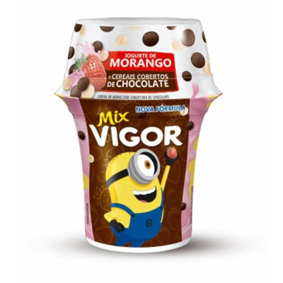 IOGURTE VIGOR MIX MORANGO CEREAL CHOCOLATE 140G