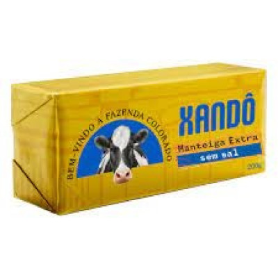 MANTEIGA XANDO SEM SAL 200G