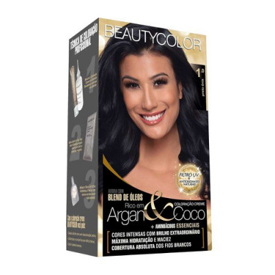 TINTURA BEAUTY COLOR 1,0 PRETO ONIX