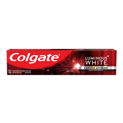 CREME DENTAL COLGATE LUMINOUS WHITE CARVAO 60G