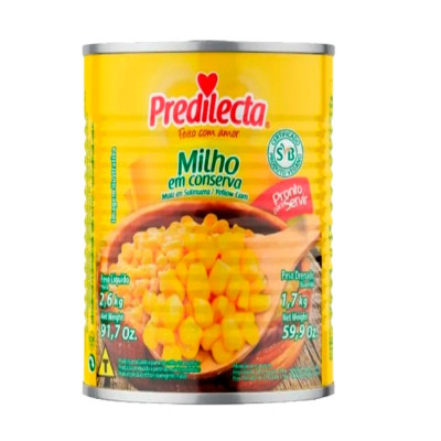 MILHO VERDE PREDILECTA 1,7KG LATA