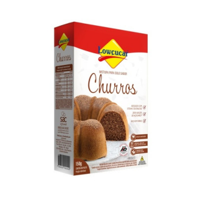 MISTURA BOLO LOWCUCAR ZERO CHURROS 150G