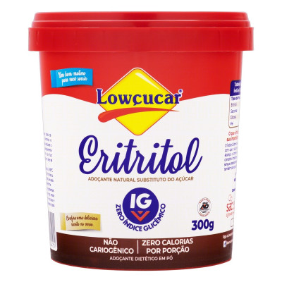 ADOCANTE LOWCUCAR ERITRITOL 300G