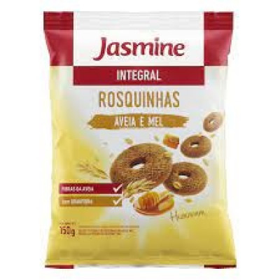 BISCOITO JASMINE ROSQUINHA AVEIA/MEL INTEGRAL 200 GR