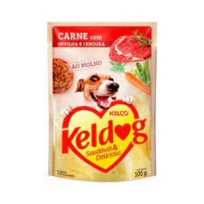 PETISCO KELDOG CARNE ERVILHA CENOURA SACHE 100G