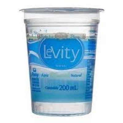 AGUA MINERAL LEVITY SEM GAS COPO 200ML