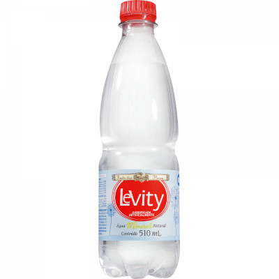 AGUA MINERAL LEVITY COM GAS 510 ML