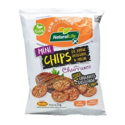 CHIPS NATURAL LIFE CHURRASCO 35G