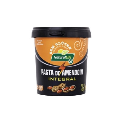 PASTA AMENDOIN NATURAL LIFE INTEGRAL 450G