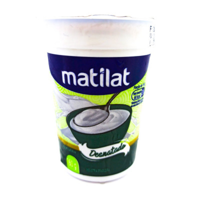 IOGURTE MATILAT NATURAL 160G COPO DESNATADO