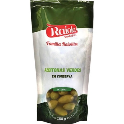 AZEITONA VERDE RAIOLITA SACHE 180G