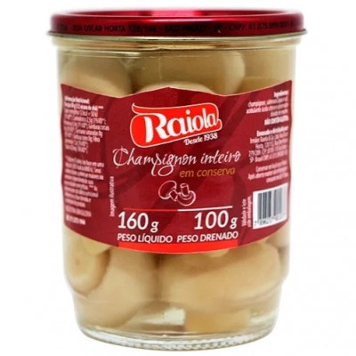 COGUMELO RAIOLA COPO 100GR