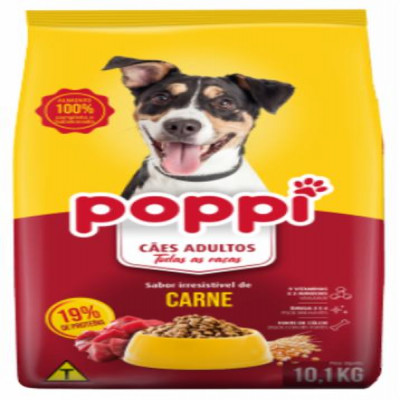 ALIMENTO POPPI CAES ADULTOS CARNE 10.1KG