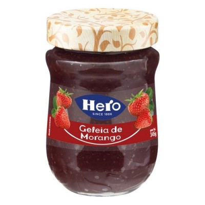 GELEIA HERO MORANGO 345G