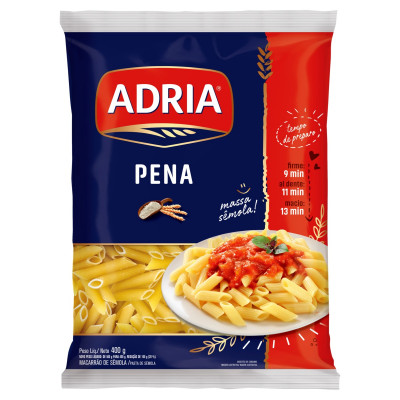 MACARRAO ADRIA SEMOLA PENNE 400G