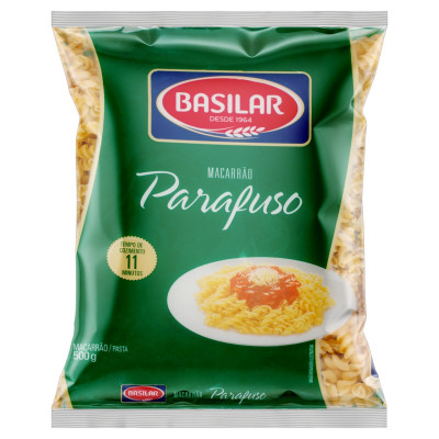 MACARRÃO BASILAR PARAFUSO 400G