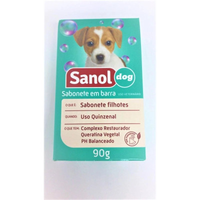 SABONETE EM BARRA SANOL DOG FILHOTES 90G