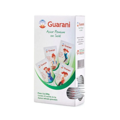 ACUCAR GUARANI REFINADO SACHE 5GR COM 40