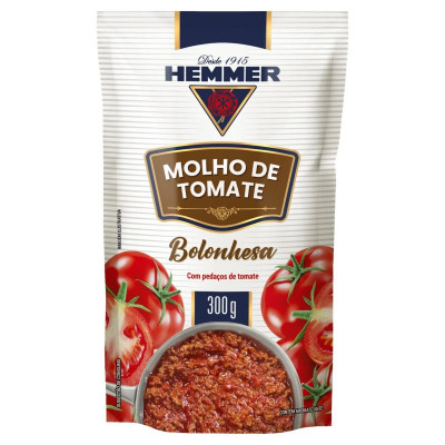 MOLHO DE TOMATE HEMMER 300G SACHE BOLONHESA