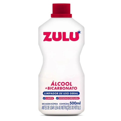 ALCOOL ZULU USO GERAL 500ML