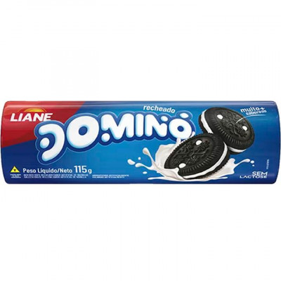 BISCOITO LIANE KIDS RECHEADO DOMINO 115G