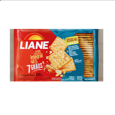 BISCOITO LIANE CREAM CRACKER 7 GRAOS330G
