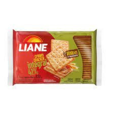 BISCOITO LIANE 330G CREAM CRACKER INTEGRAL