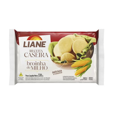 BISCOITO LIANE 330G BROINHA MILHO