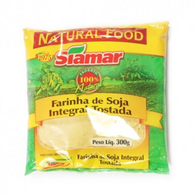 FARINHA DE SOJA SIAMAR INTEGRAL 300GR