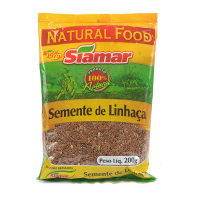 SEMENTE SIAMAR DE LINHACA 200GR