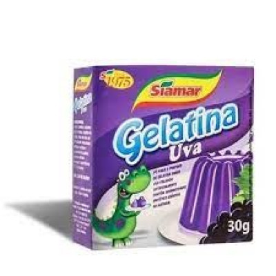 PO PARA GELATINA SIAMAR UVA 30GR