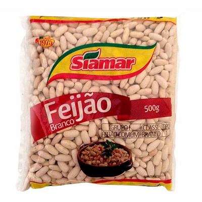 FEIJAO SIAMAR TIPO 1 500G BRANCO