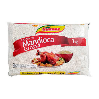 FARINHA MANDIOCA SIAMAR 1KG GROSSA