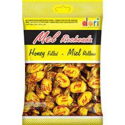 BALA DE MEL RECHEADA DORI 100G